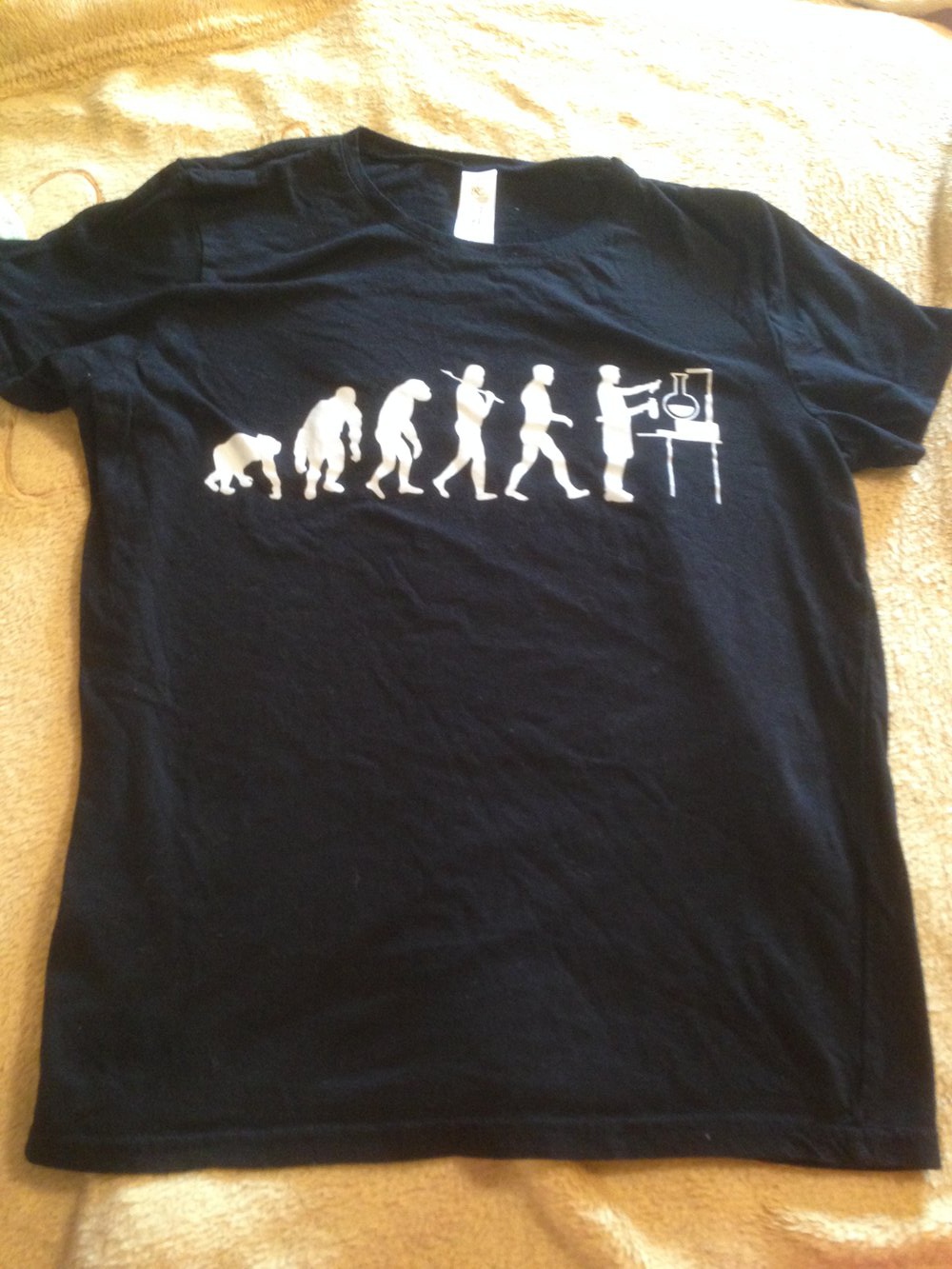 Evolutions-T-Shirt Chemiker / Labor