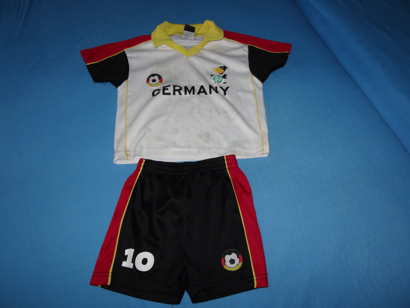 Fußball WM EM Paule Trikot Gr. 92/98 Deutschland Trikot