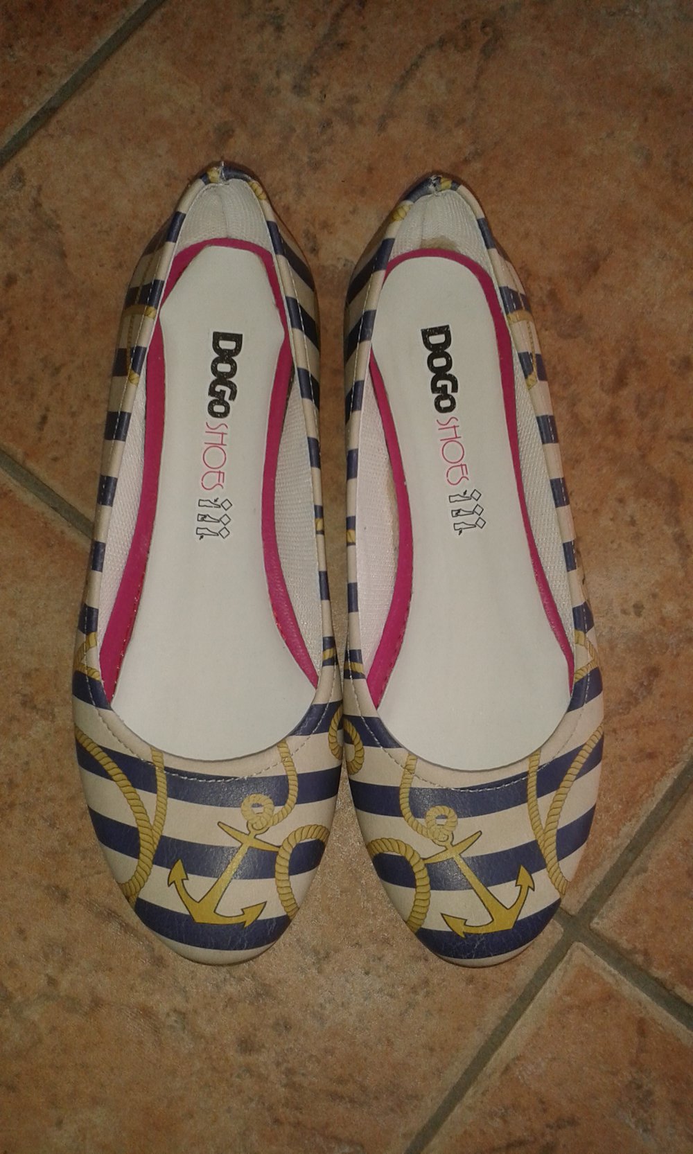 DOGO Ballerinas Maritim Anker