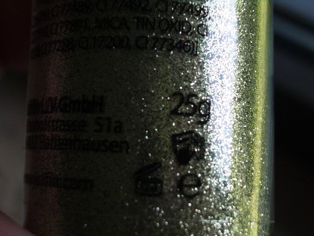 Jolifin Sugar Glitter Gold + Dunkelblau    Wie neu!