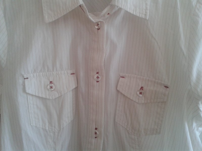 Bluse weiß Gin Tonic