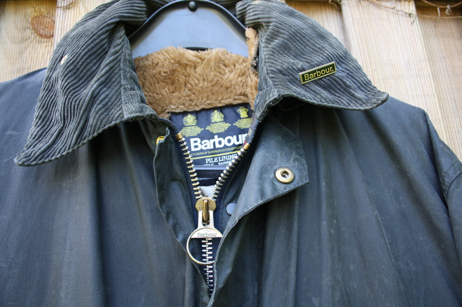 barbour jacke blau herren
