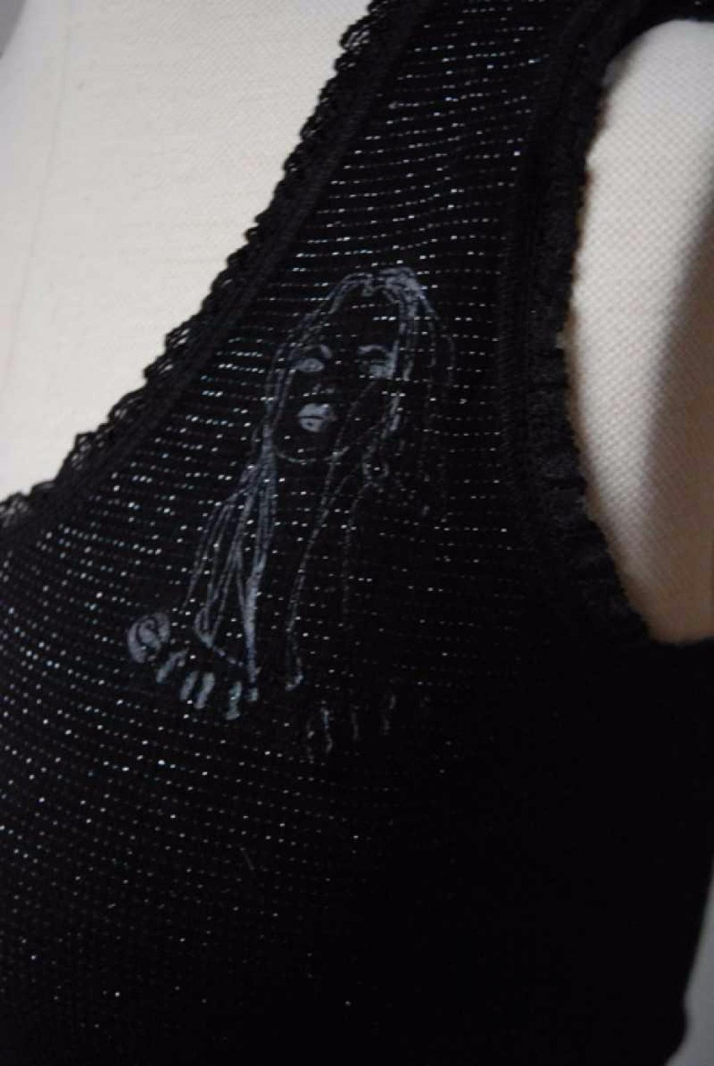 90s Glitzer Crop Top