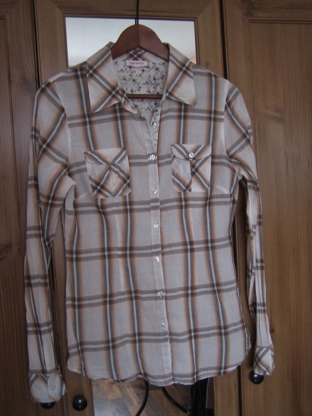 Hemdbluse Hemd Bluse Mustermix Karo Blümchen