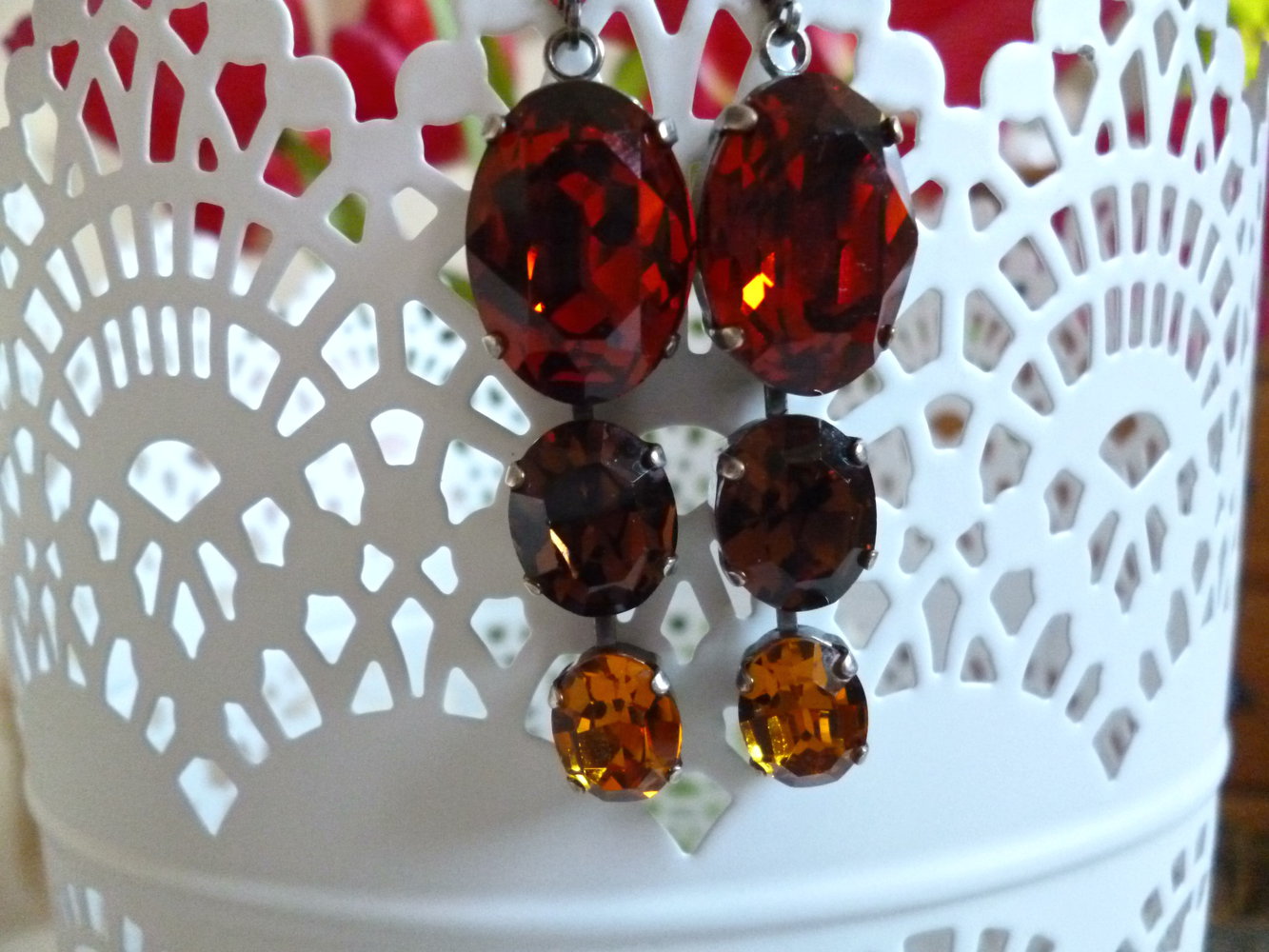 Ohrringe funkelnd elegant