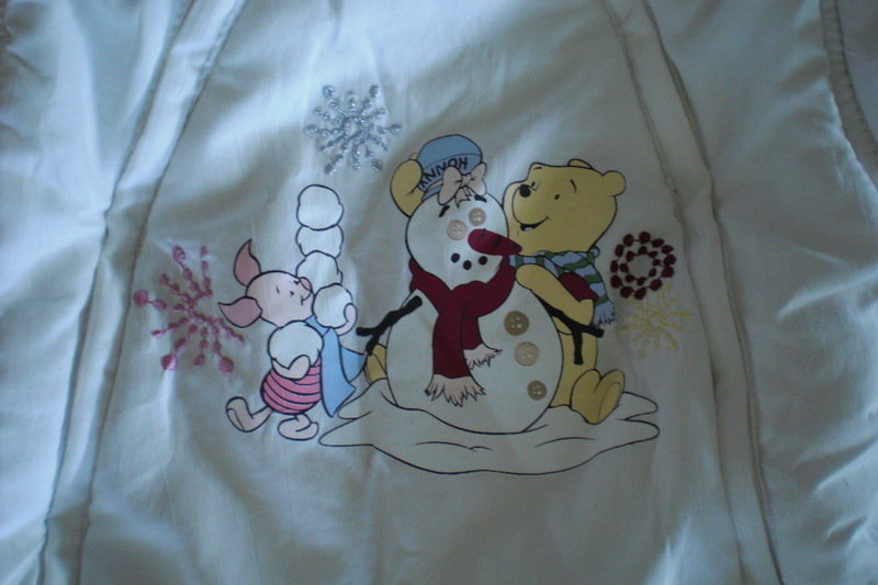 weißer Schneeanzug Winnie Puuh Gr. 62 C&A Top Zustand