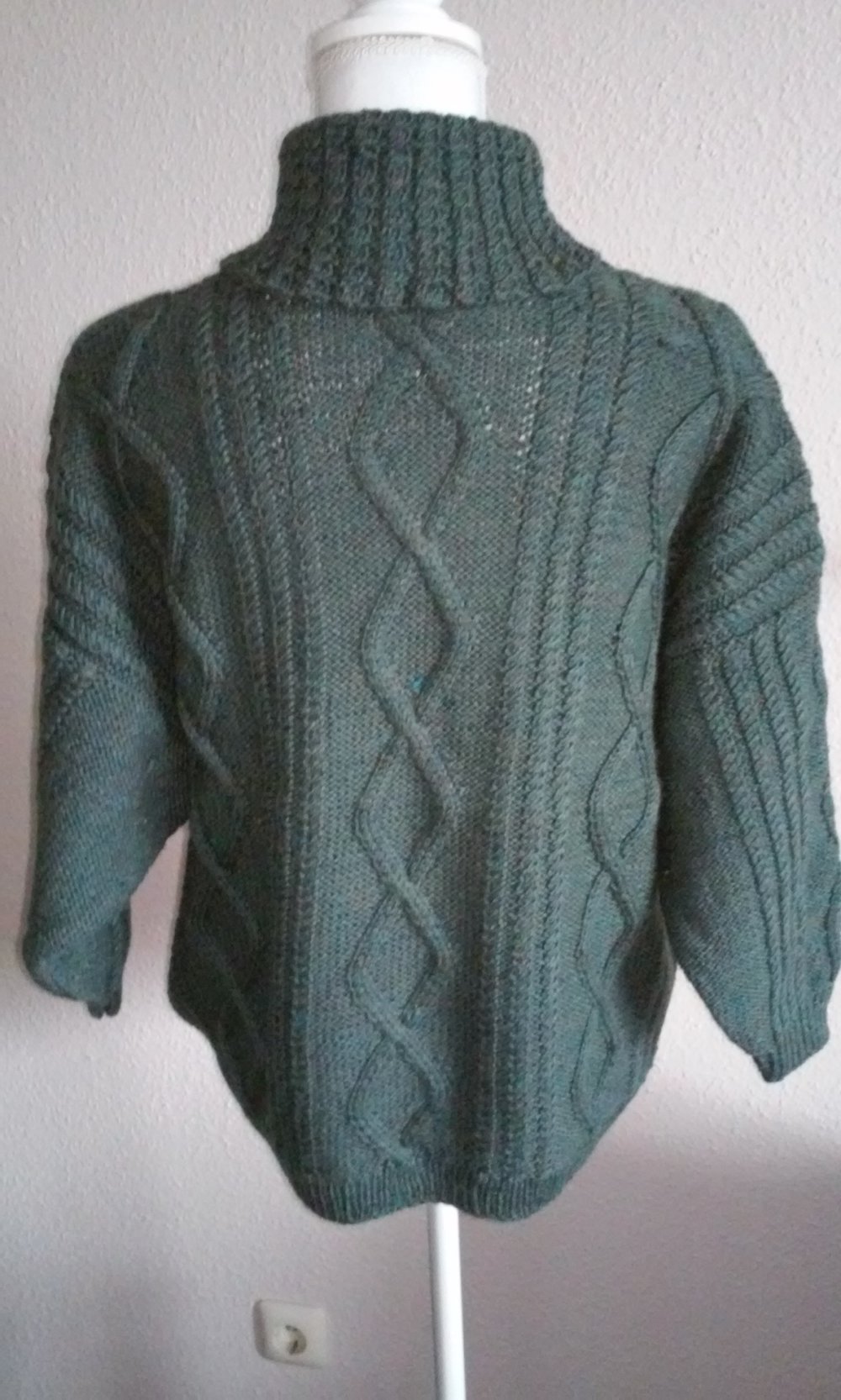 Strickpullover Winterpullover Wollpulover Rollkrakenpullover Handarbeit weich und warm