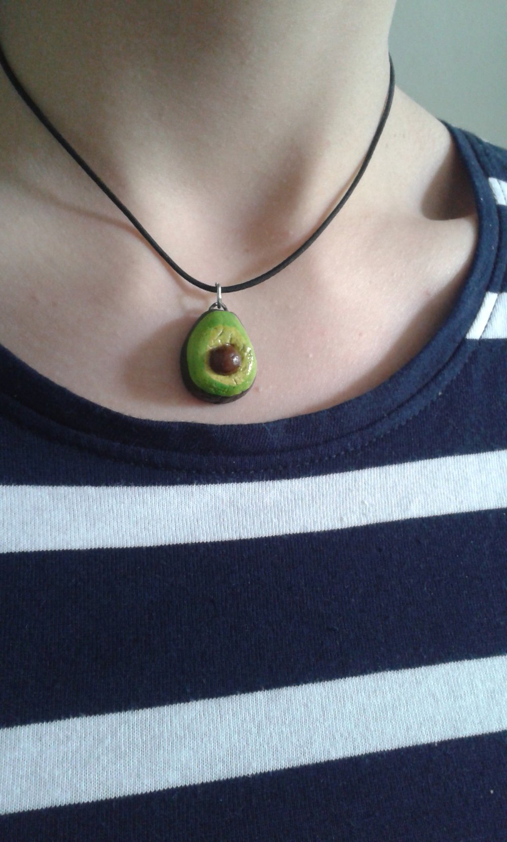 *Kein Tausch* Avocado Kette mit Kern - cute kawaii Gemüse vegan