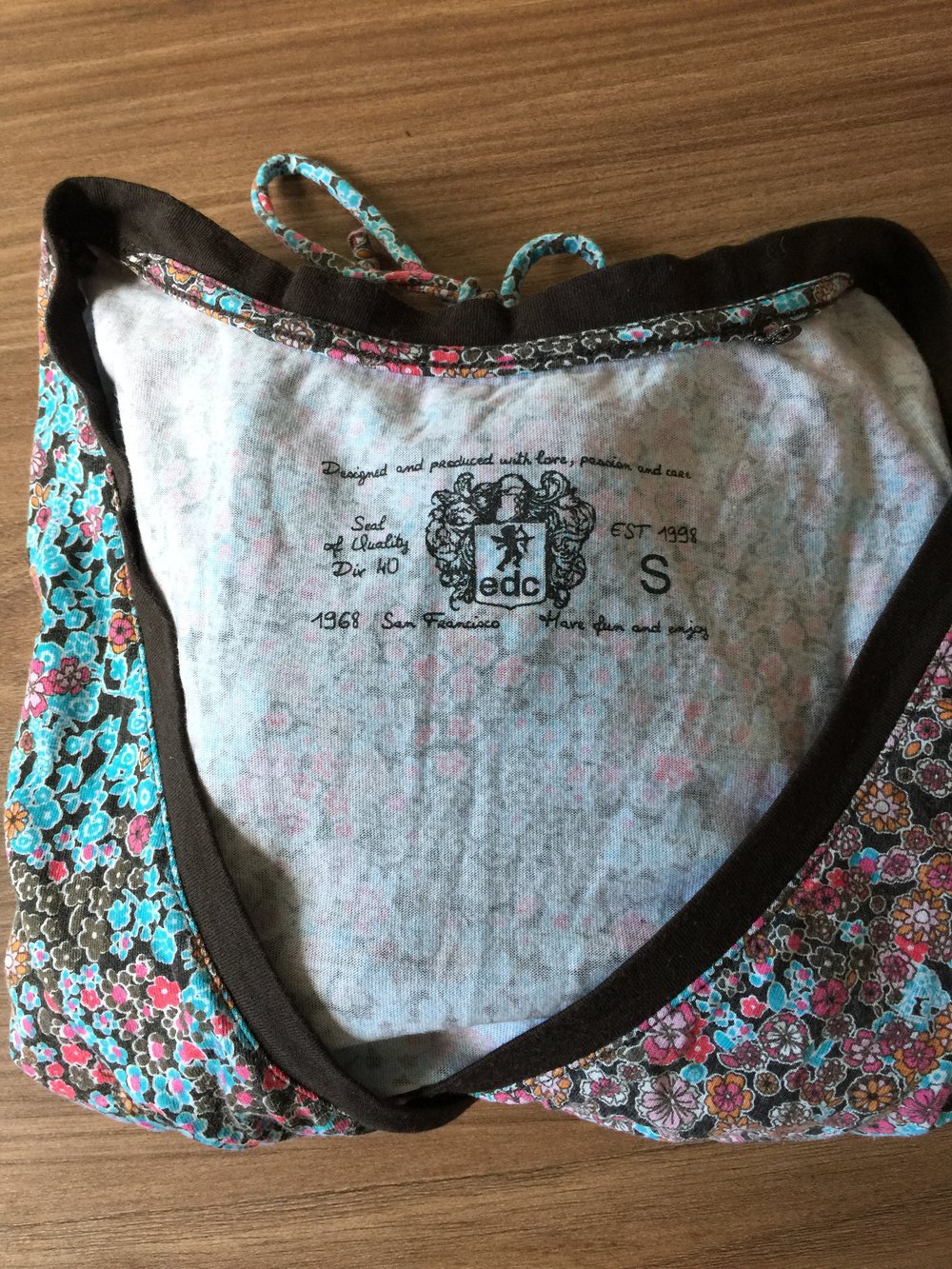 Geblümtes Tunikashirt / Babydoll Gr. S