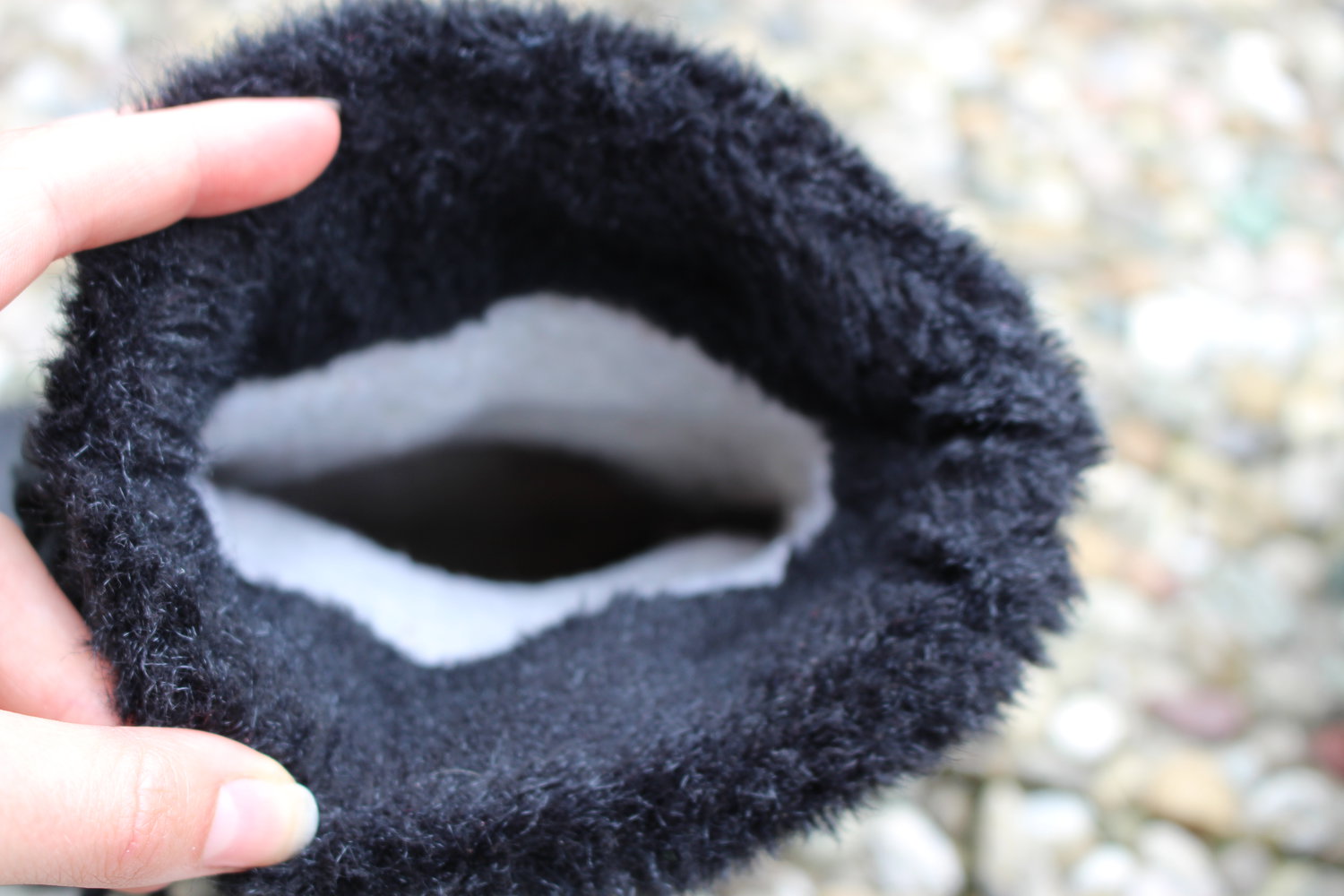 schwarze Winterstiefel, willow tex