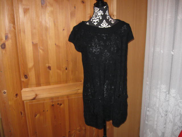 *** Neuer Stricküberzieher mit kleinen Taschen ***