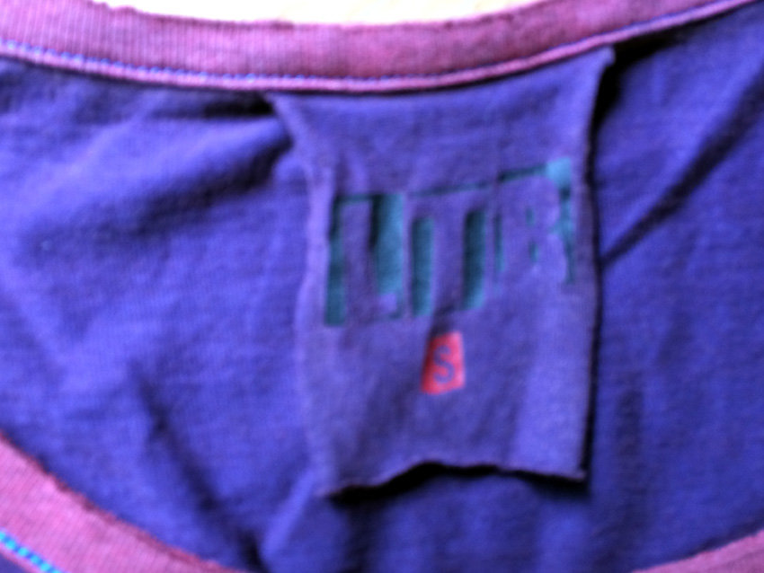 LTB Langarmshirt S M Longshirt Streifen lila blau Longsleeve