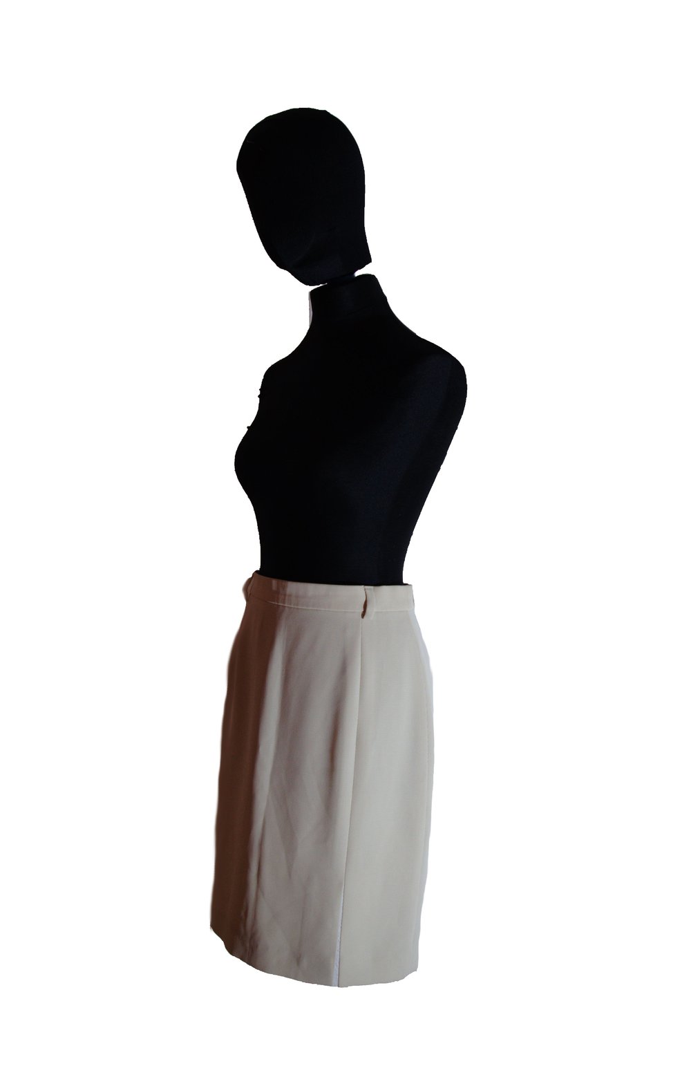 Nudefarbener Betty Barclay Pencilskirt Gr. 38 M offwhite wollweiß highwaist retro