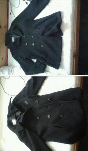 Mantel Winter Übergang schwarz.