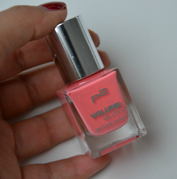 p2 Volume Gloss gel look polish Nagellack pink lachs rosa koralle 060 