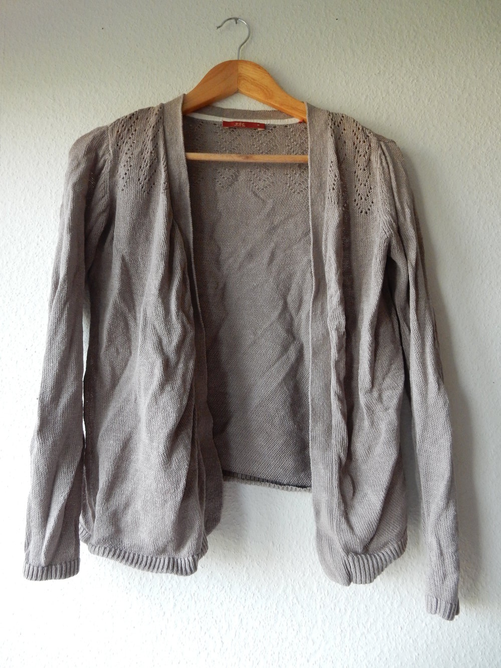 Cardigan mit Strickmuster