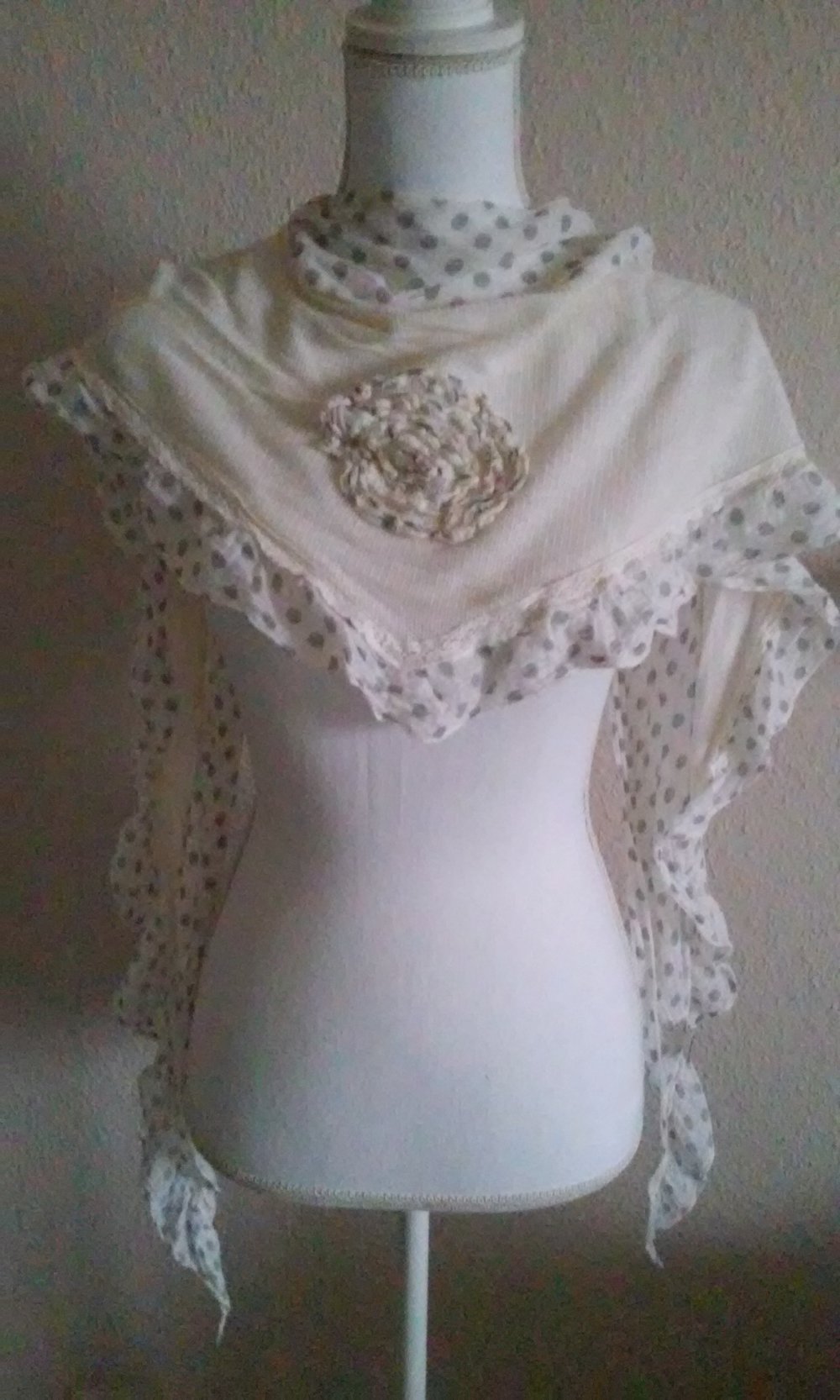 Cape Schal Tuch Überwurf Poncho Stola Dreieckstuch