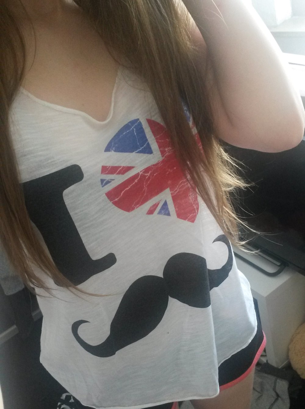 I Love Mustache Top