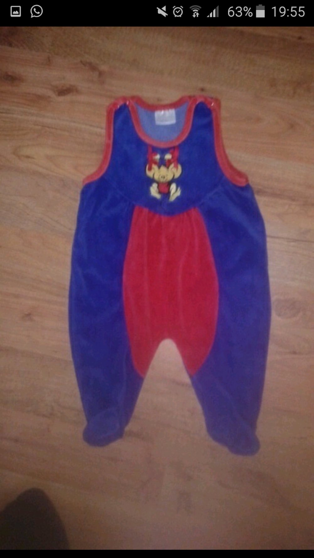 Strampler, nicki, mit Füßen, Gr. 62/68