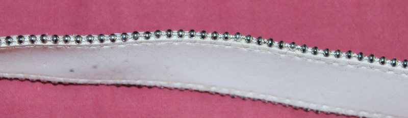 toller Glitzergürtel / Gürtel in weiß