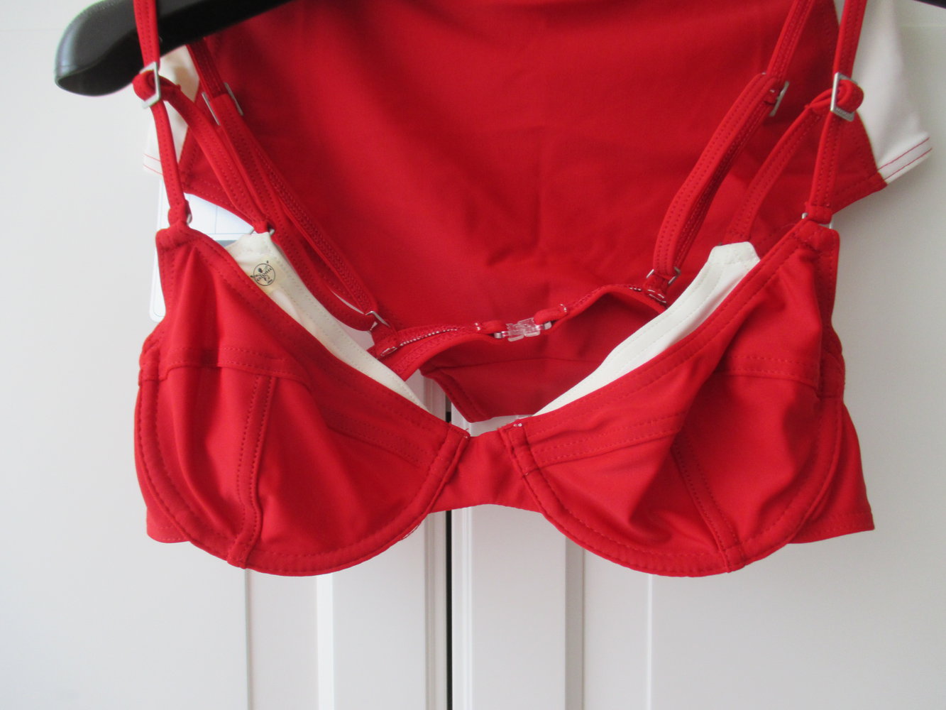 Chiemsee; Bügel Bikini , rot , weiß, Gr. S , neu mit Etikett