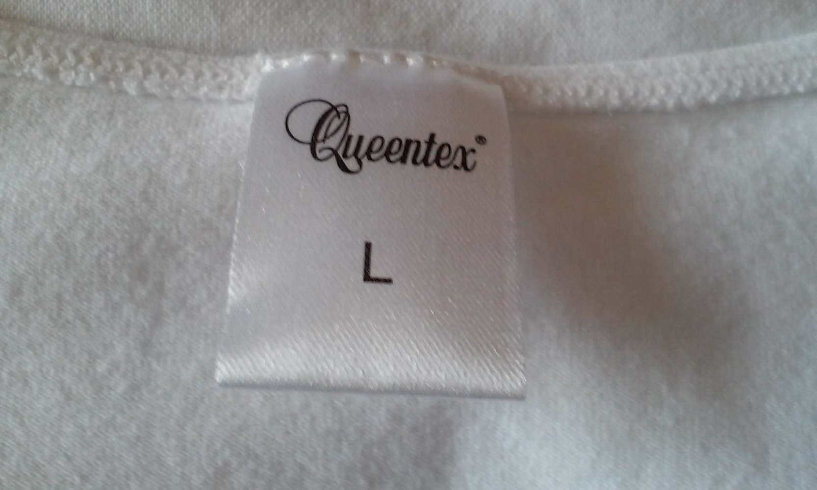 T-Shirt Shirt Pulli Sommerpulli Unterzieher Rundhals weiß, eng anliegend/Fogurbetont