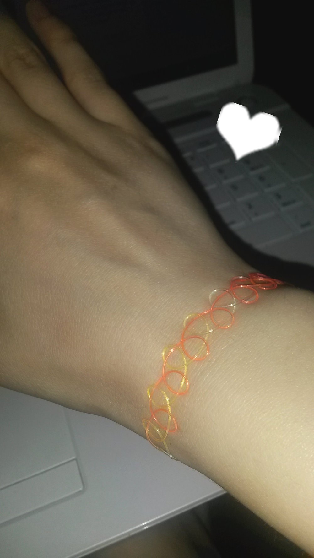 Rainbow Choker Armband