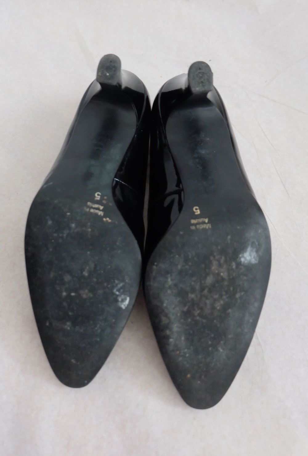 Gabor High-heels Edel Riemchen-Pumps in Schwarz aus hochwertigem Lackleder