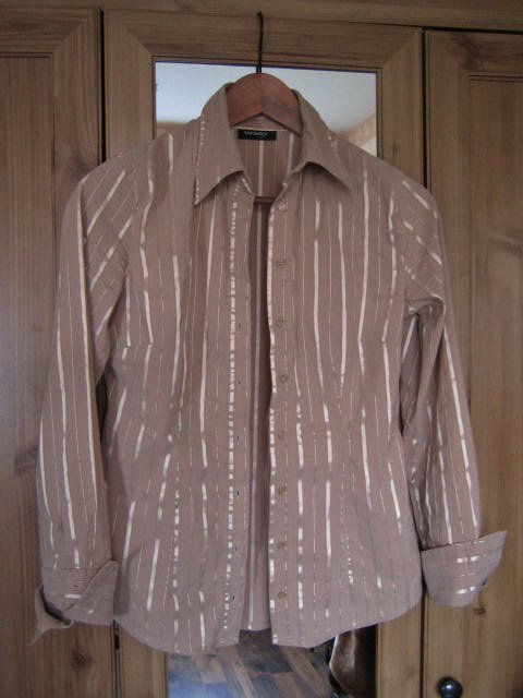 Bluse mit Glanz - Streifen