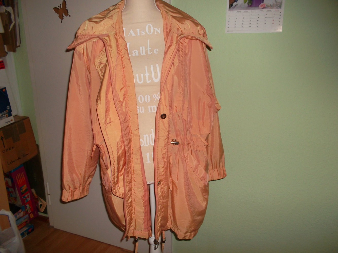 Damen Jacke, orange ,Gr. 44
