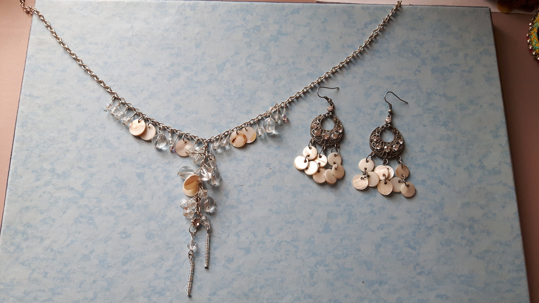 Schmuckset Kette und Ohrringe NEU