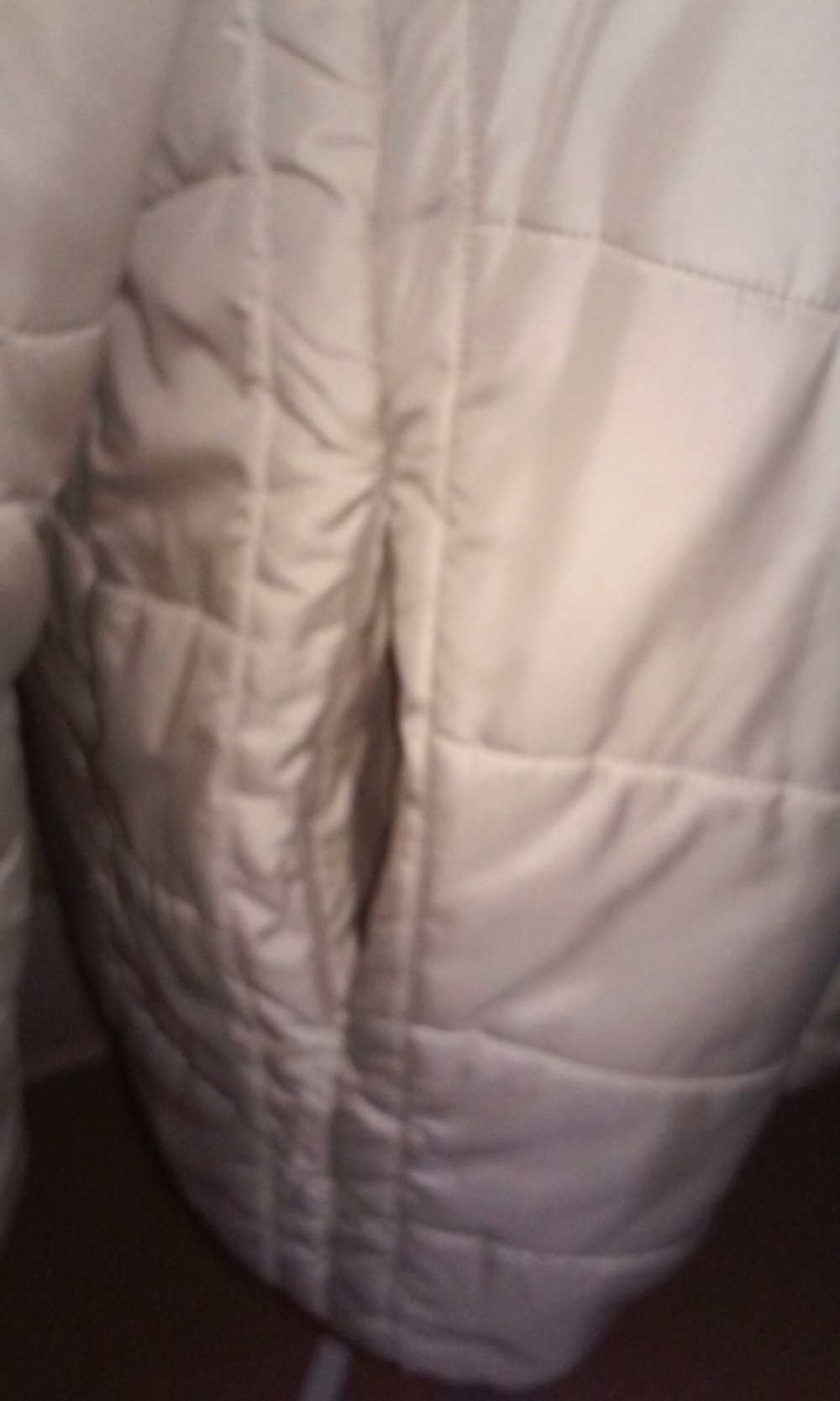 Markenjacke Winter Jacke Steppmantel Parker mit abnehmbarer Kapuze in Nude