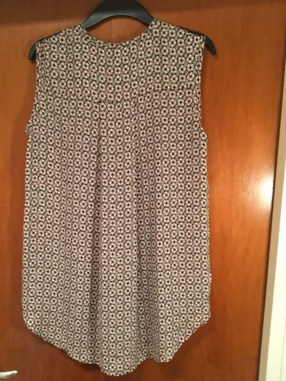 Chiffonpolyester Bluse Apricotfarben