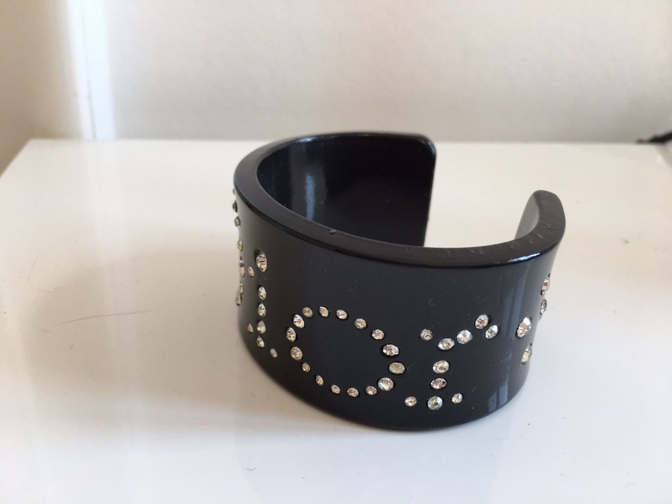 Dior Logo Armreif mit Swarovski vintage