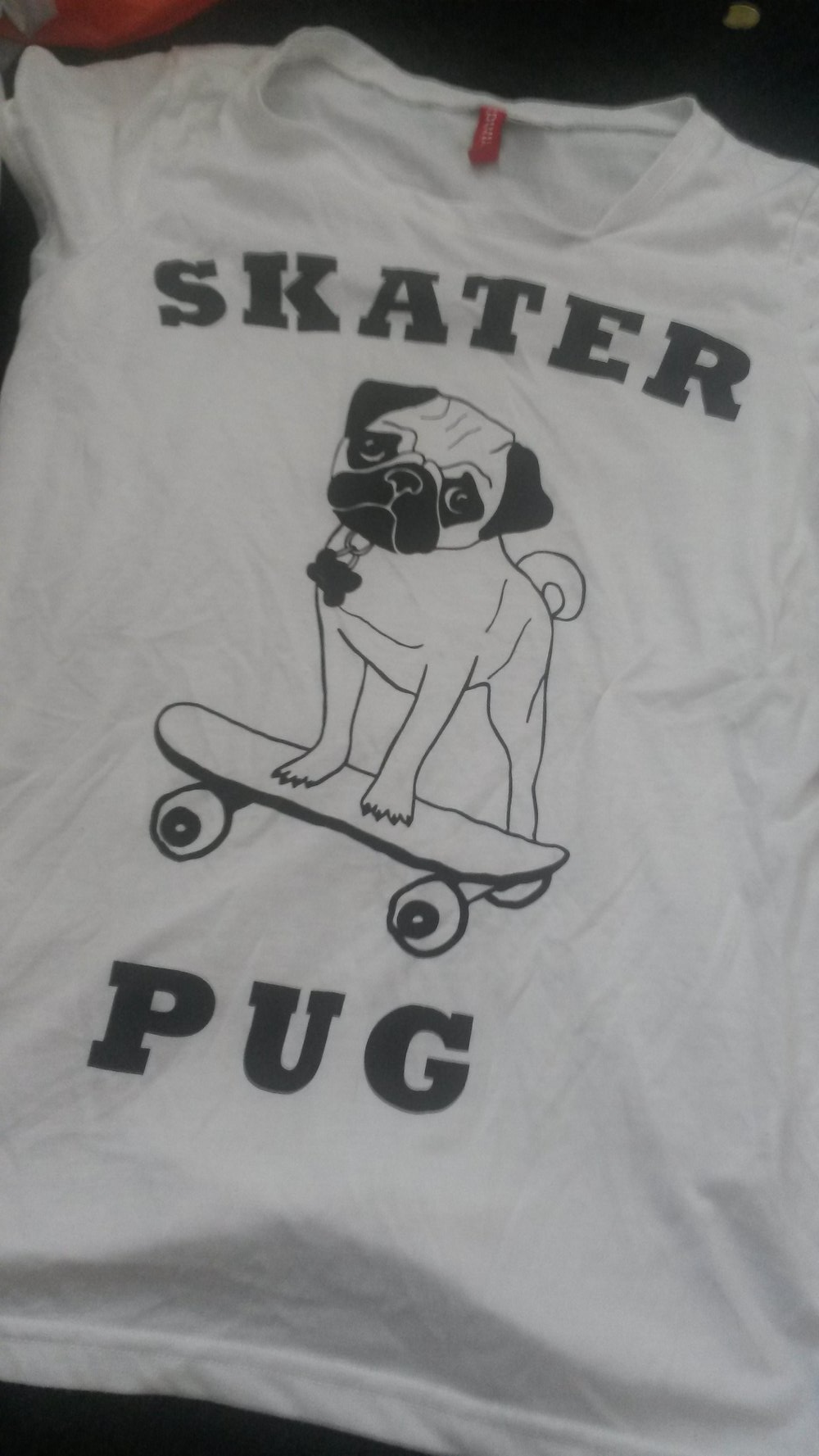 Skater Pug T-shirt