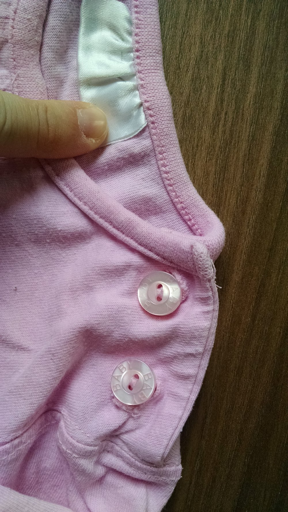 Rosa Langarmshirt Gr. 80/86