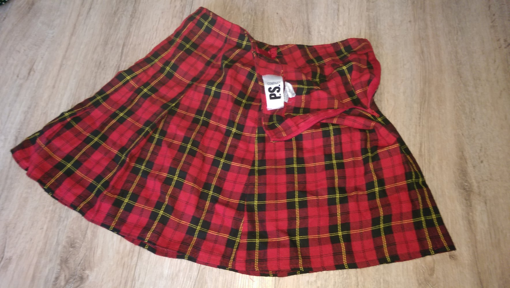 rot-karierter Schottenrock, M