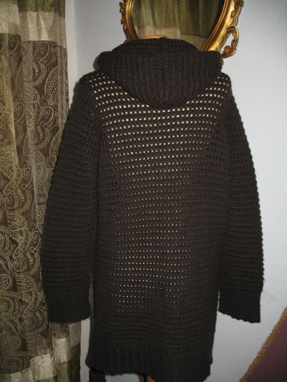 Grobstrick Long Cardigan