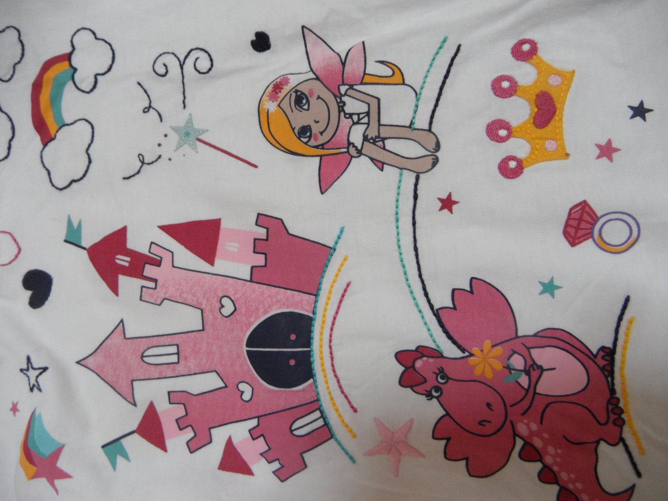 Review kids 116/122 Elfe Fee Schloss Langarmshirt