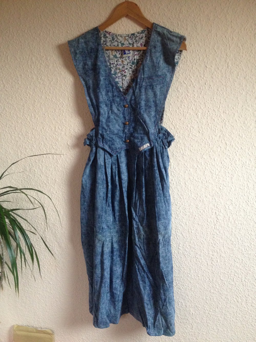 Umstandskleidung Jeanskleid Vintage