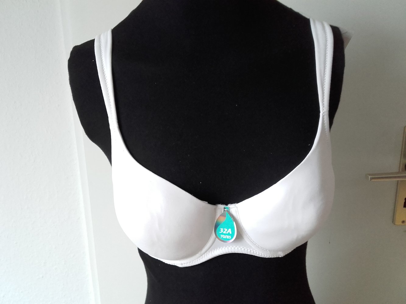 Panache Atlantis, weiß, Tanga  38 BH 70A mit Push Füllung, Neuware