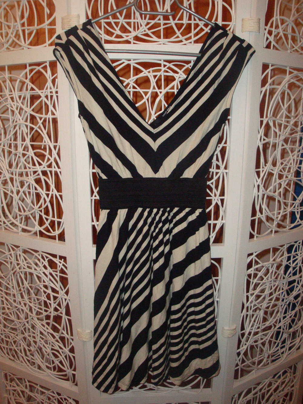 Sommerkleid schwarz-weiß