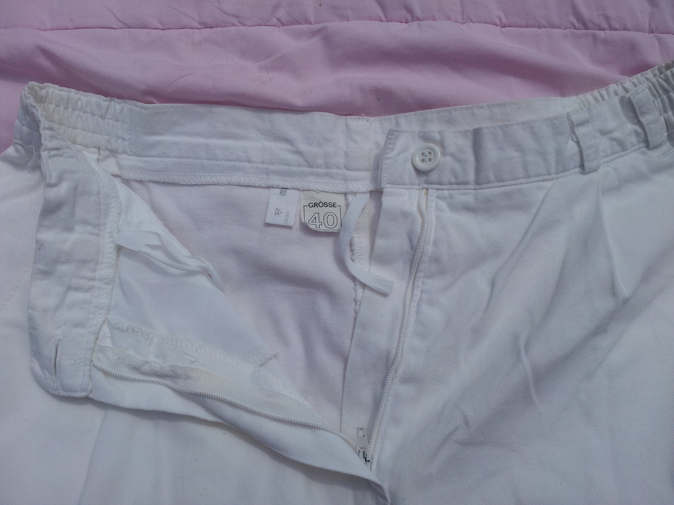 kurze Hose Bermuda Shorts weiß Gr. 40
