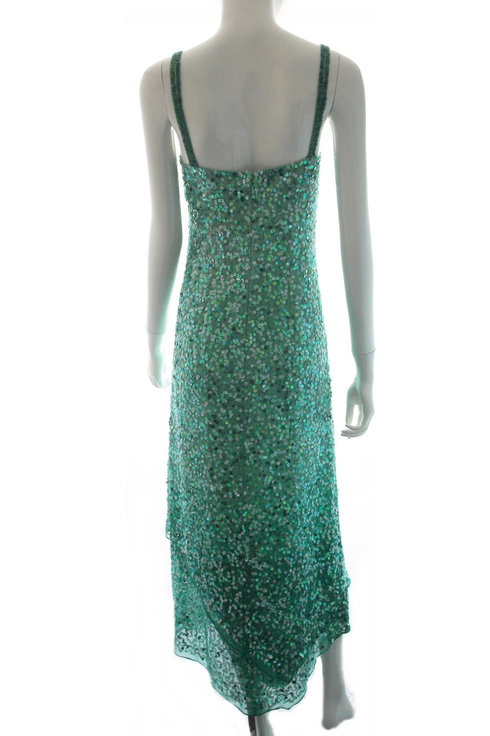 Türkis/Grünes Paillettenkleid von Apart