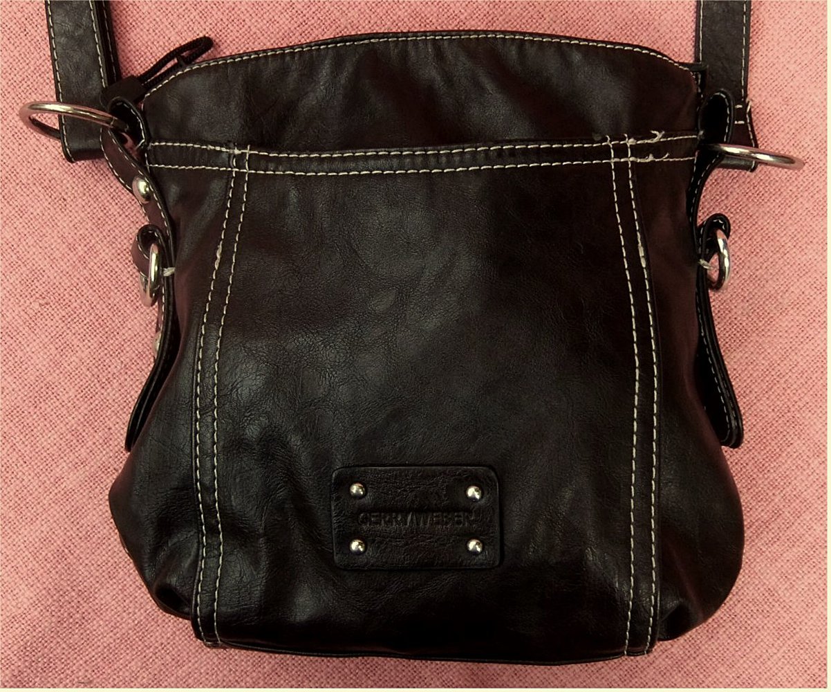 Damen-Umhänge-Tasche von Gerry Weber - Dunkelbraun in feiner Lederoptik