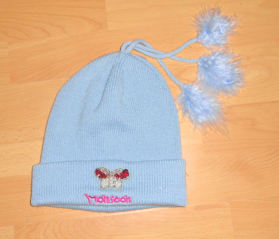 MoNSOON/Engl.- wunderschöne Mütze, one size ca 6-8 jahre