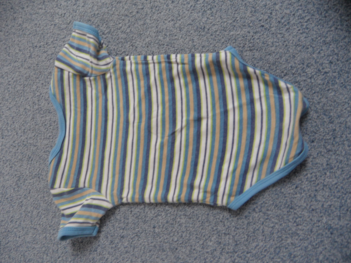 geringelter Body Ringelbody halbarm