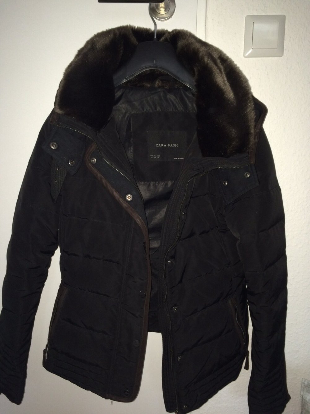 Zara Basic Winterjacke Größe M