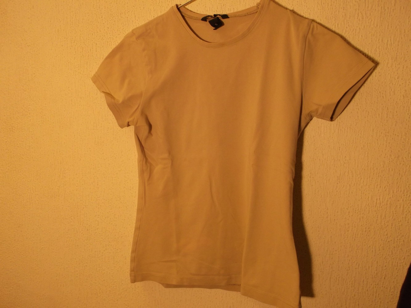 beiges basic T-shirt H&M größe S
