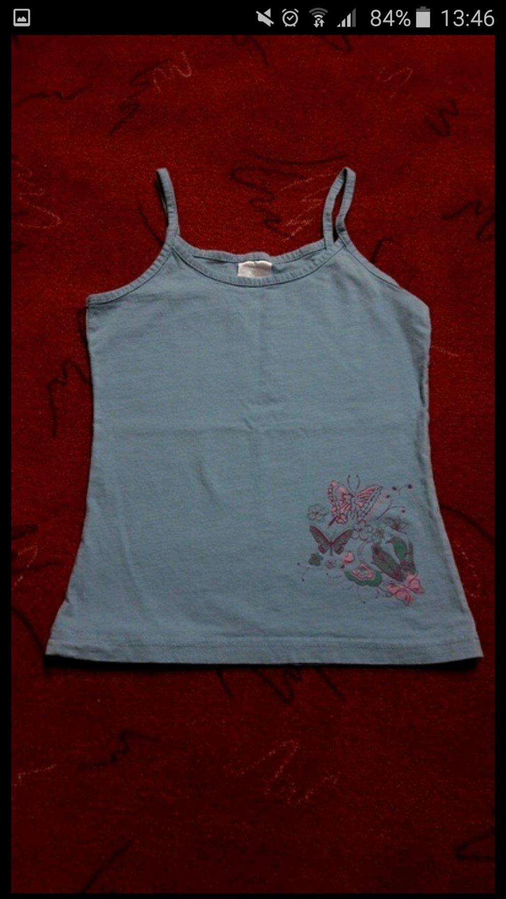 Top,hellblau, Gr.122/128